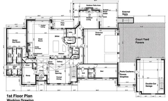 Gig Preview - Create architectural and construction drawings using autocad