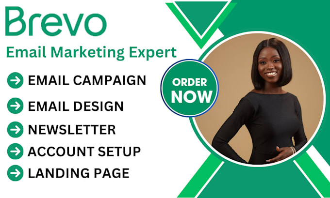 Gig Preview - Setup email campaign brevo automation brevo crm bravo email template on brevo