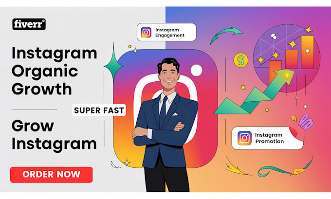 Gig Preview - Grow instagram organically boost engagement and promotion