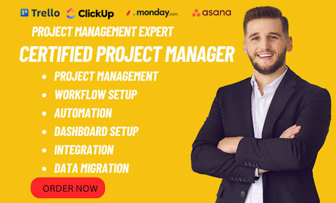 Gig Preview - Setup asana monday clickup workflow optimization