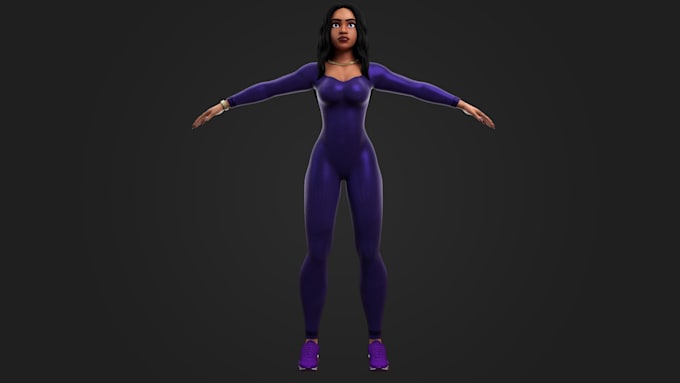 Gig Preview - 3d stylized character model and render, bump mapping daz in cc4,nsfw 3d topology