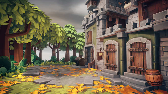 Gig Preview - 3d game environment 3d model scenes game asset level design prop unity ue4 ue5