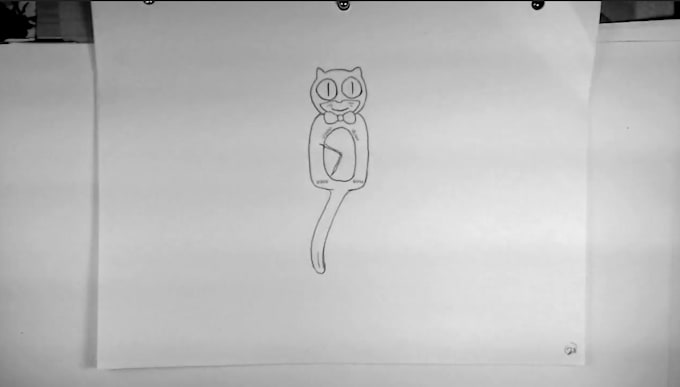 Gig Preview - Do 2d traditional animation classical hand drawn video line art