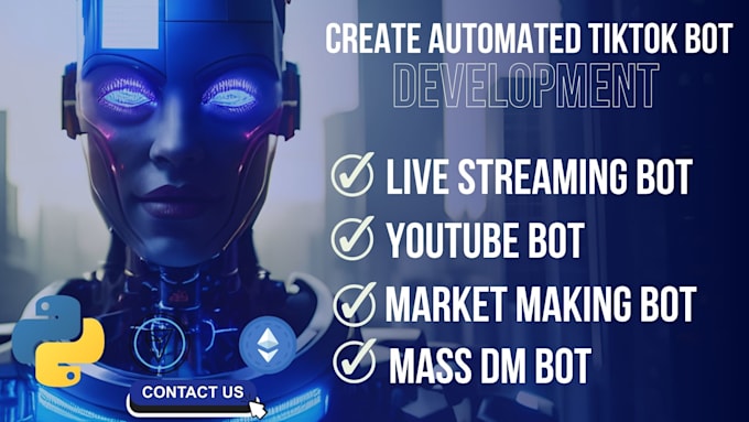 Gig Preview - Develop live streaming bot reddit bot twitter bot rose bot telegram bot python