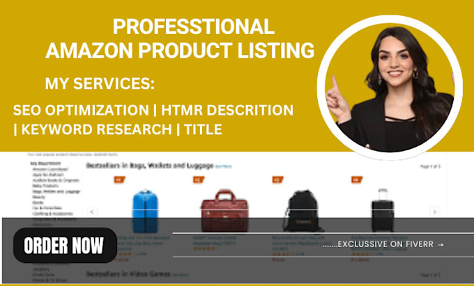 Gig Preview - Write your amazon product listing that sell