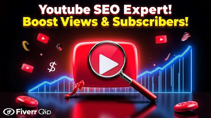 Bestseller - grow your youtube channel and videos for SEO to boost views and subscribers