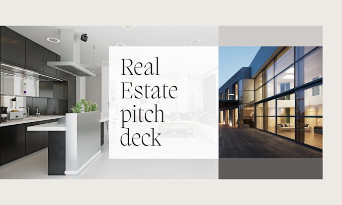 Gig Preview - Design compelling investor real estate pitch deck to secure investment deals