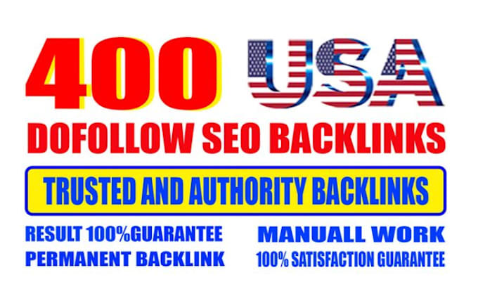 Gig Preview - Create 100 USA SEO backlinks white hat link building service