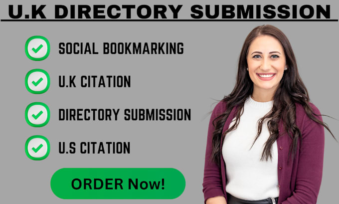 Bestseller - do UK citation, social bookmarking 500 directory submissions