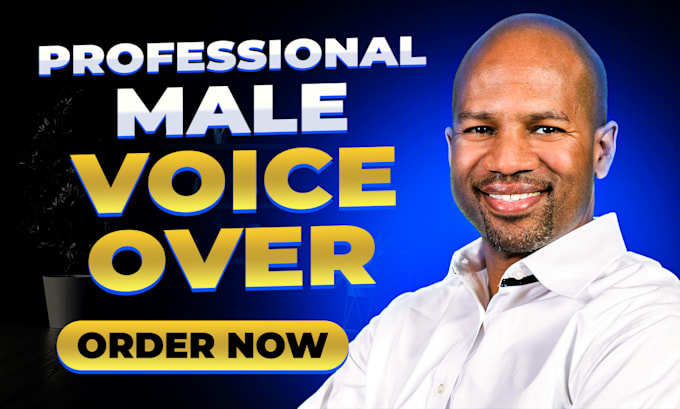 Gig Preview - Record a smooth and engaging professional male voice over