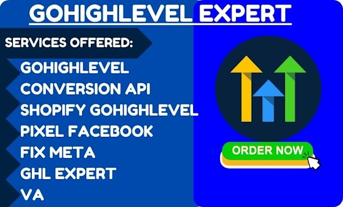 Gig Preview - Setup fix meta pixel facebook api for shopify gohighlevel klaviyo systeme io VA