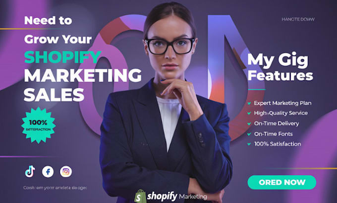 Gig Preview - Promote your shopify store, shopify marketing to increase sales, shopify manager