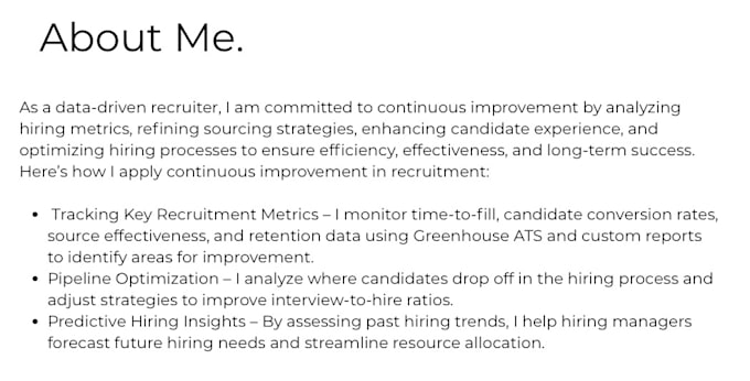 Gig Preview - Recruit and source candidates that match any job requirement