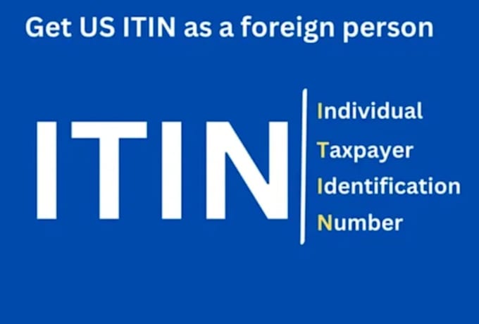 Gig Preview - Apply your itin individual taxpayer number as irs caa