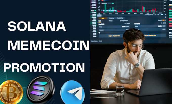 Gig Preview - Raise 100x solana memecoin promotion, crypto telegram promotion ,token investor