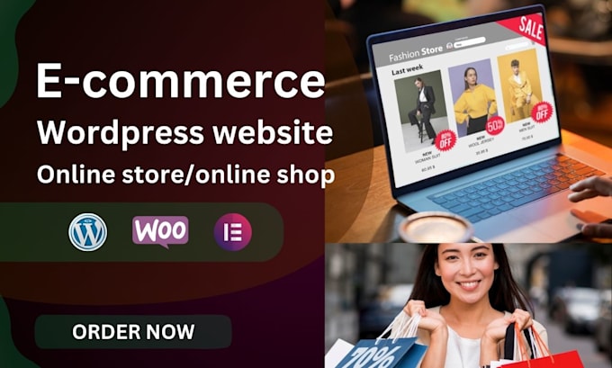 Gig Preview - Create woocommerce wordpress website, online store