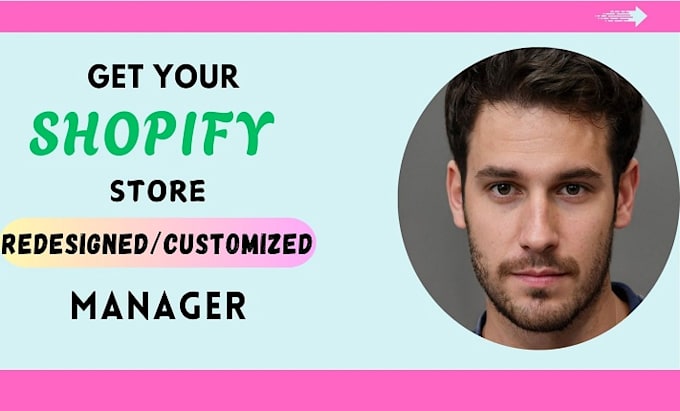 Gig Preview - Redesign edit shopify dropshipping store theme customization manager