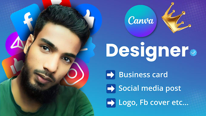 Gig Preview - Do professional canva design