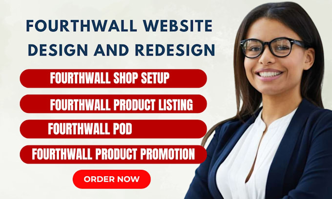 Gig Preview - Customize fourthwall website print on demand product listing fourthwall