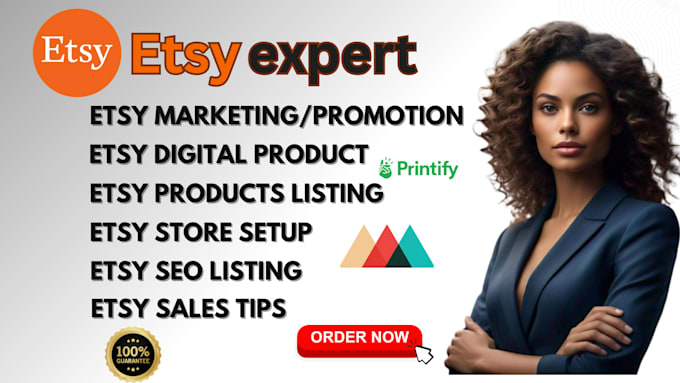 Gig Preview - Do etsy SEO, etsy digital product for etsy listing, etsy digital products setup