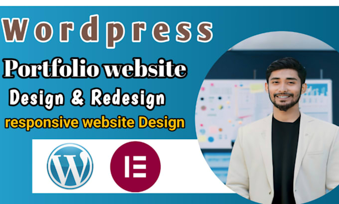 Gig Preview - Design a personal portfolio website, business website using canva or wordpress