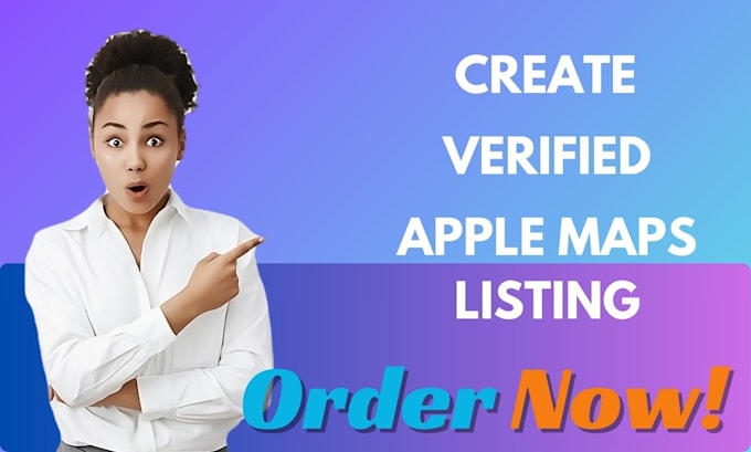 Gig Preview - Create verified apple business connect and apple maps verification