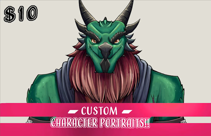 Gig Preview - Draw a custom portrait of your fantasy or scifi character