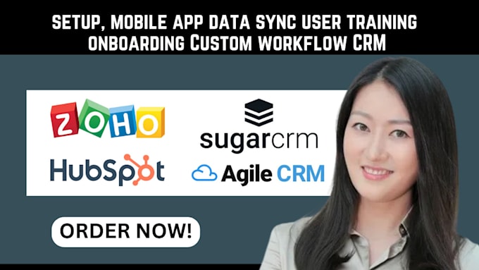 Gig Preview - Setup mobile app data sync user training onboarding custom workflow CRM