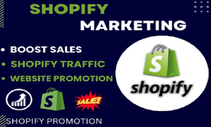 Gig Preview - Do shopify store promotion, dropshipping marketing, and boost shopify sales