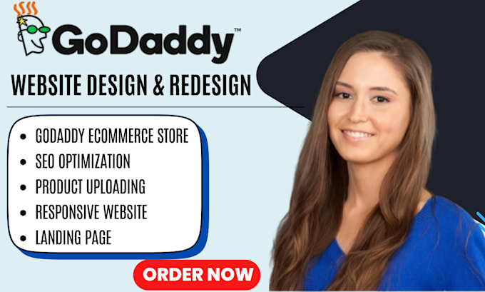 Gig Preview - Create godaddy online shop, godaddy ecommerce website or godaddy online store