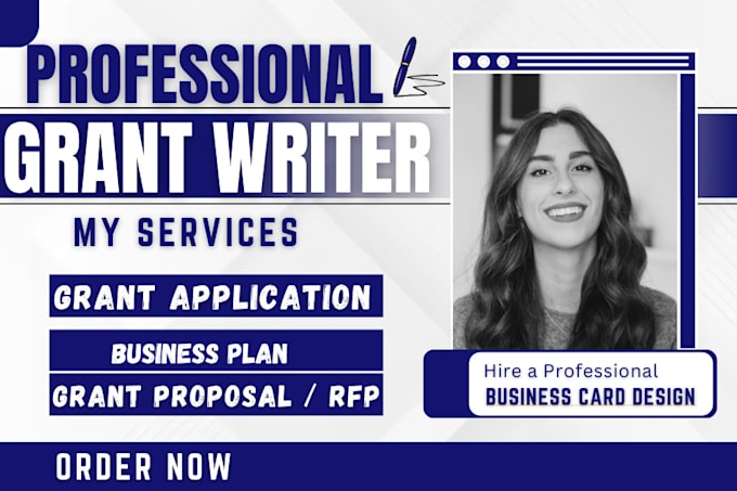 Gig Preview - Draft grant proposal writer, grant research proposal for business plan nonprofit