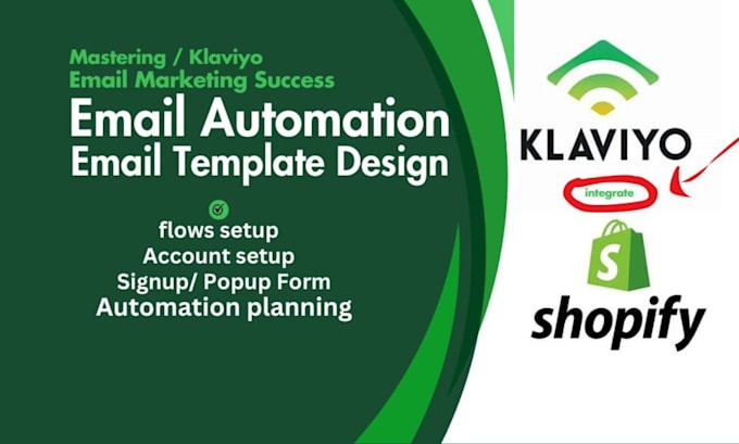 Gig Preview - Design klaviyo email marketing automation newsletter templates, mailchimp