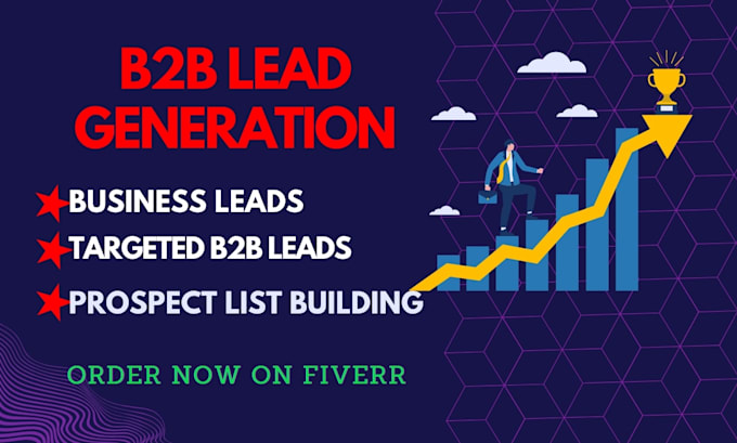 Gig Preview - Do targeted b2b lead generation, prospect list building