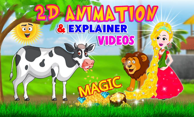 Bestseller - create eye catching 2d animation for you