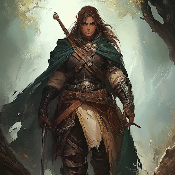 Bestseller - make the character art of dnd and dnd  character art