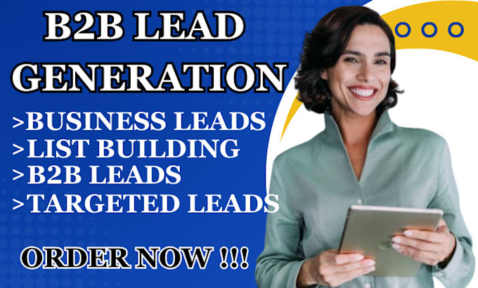 Gig Preview - Provide b2b lead generation and email list building services