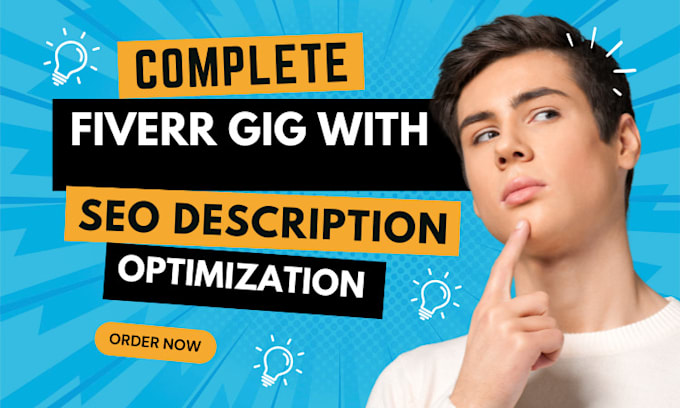 Gig Preview - Fiverr gig SEO, optimization, write high performing fiverr gig description