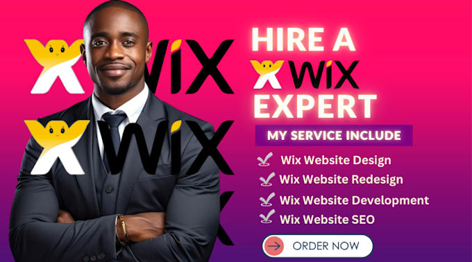 Gig Preview - Design, develop or redesign wix website, wix expert, wix developer