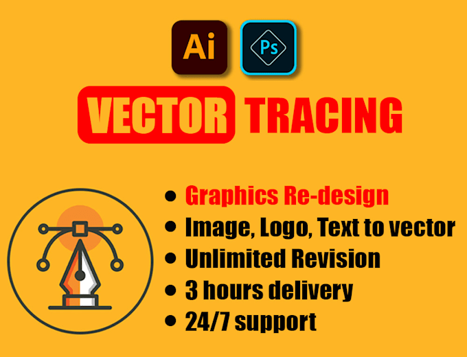 Gig Preview - Convert image to vector, redraw, redesign your graphics