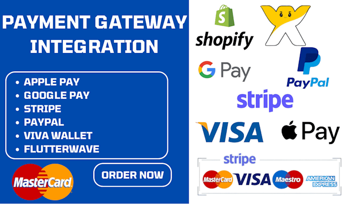 Gig Preview - Integrate paypal stripe google pay apple pay payment gateway into your website