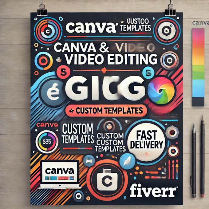 Gig Preview - Do design stunning canva templates, edit videos