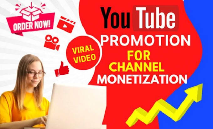 Gig Preview - Do organic promotion for youtube channel monetization