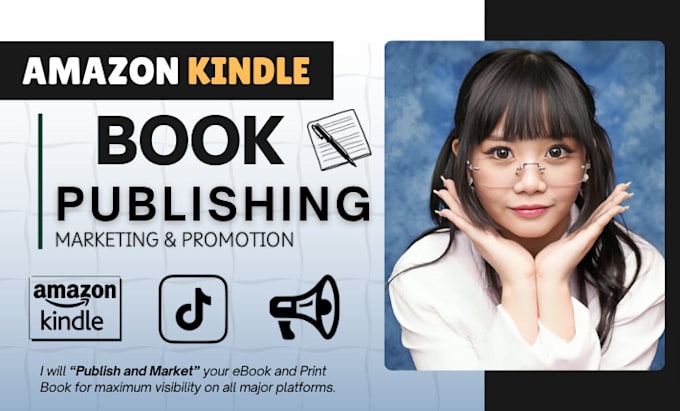 Gig Preview - Publish your book on amazon KDP and do book or ebook marketing using KDP ads