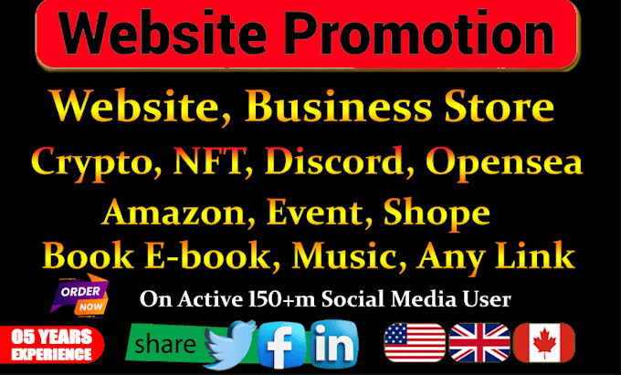 Bestseller - promote and advertise website, amazon, ebook, product, crypto