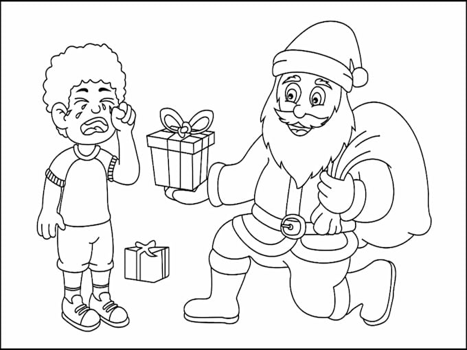 Gig Preview - Draw coloring book pages for children and adults