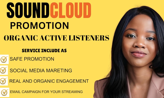 Gig Preview - Do organic soundcloud music promotion, music promotion