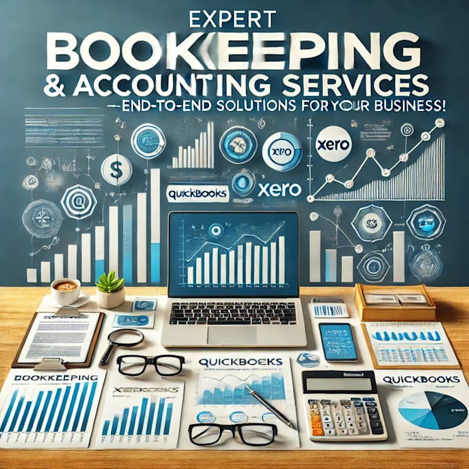 Gig Preview - Handle end to end accounting and bookkeeping for your business