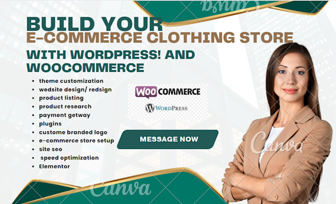 Gig Preview - Design ecommerce digital product and online clothing store