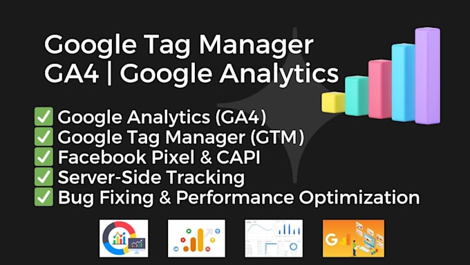 Gig Preview - Do ga4 and GTM advanced setup, custom tags and data layer fix