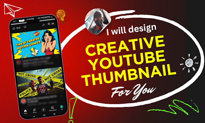 Gig Preview - Design engaging youtube thumbnail